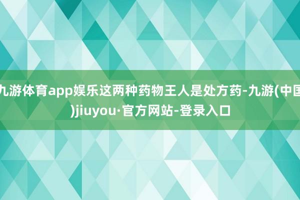 九游体育app娱乐这两种药物王人是处方药-九游(中国)jiuyou·官方网站-登录入口