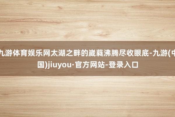 九游体育娱乐网太湖之畔的崴蕤沸腾尽收眼底-九游(中国)jiuyou·官方网站-登录入口